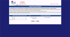 Desktop Screenshot of intlproviders.cmn-global.com
