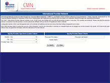 Tablet Screenshot of intlproviders.cmn-global.com